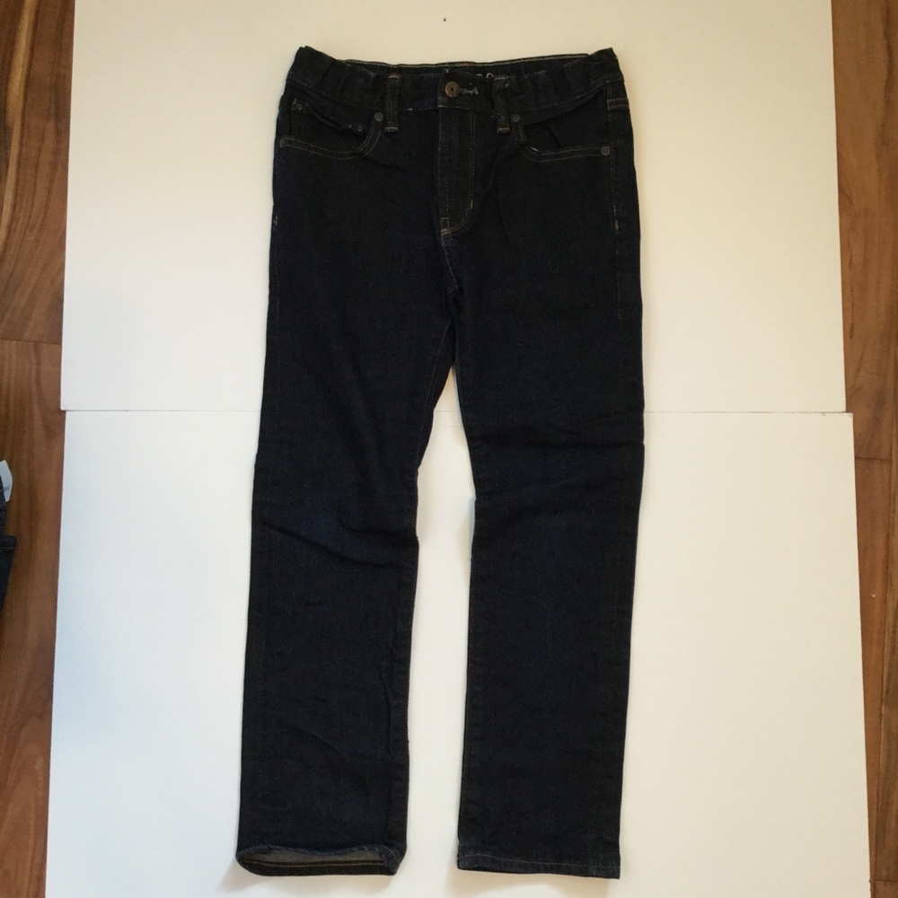 Boys GAP kids 8 Husky dark denim skinny jeans EUC